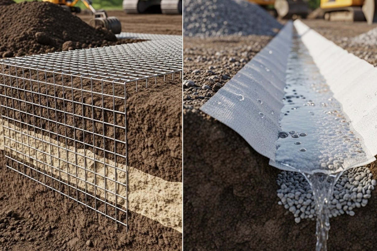 Geogrid mi Geotekstil mi? Hangisi Daha İyi?
