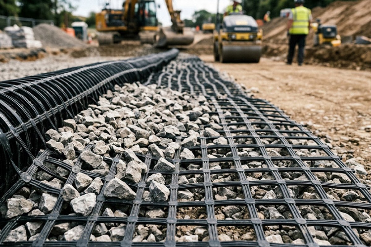 Sancaktepe’de Şev Stabilitesi İçin Geogrid Sistemleri