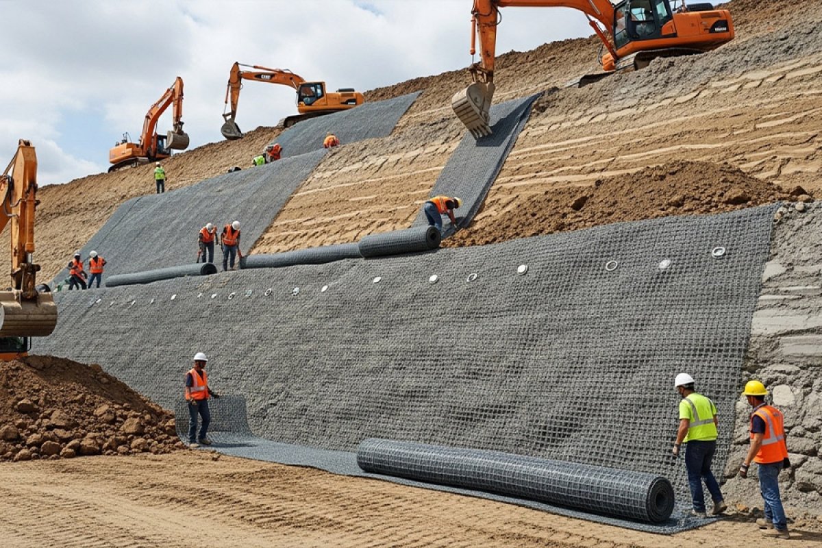Geogrid ile Şev Stabilitesi Nasıl Sağlanır?