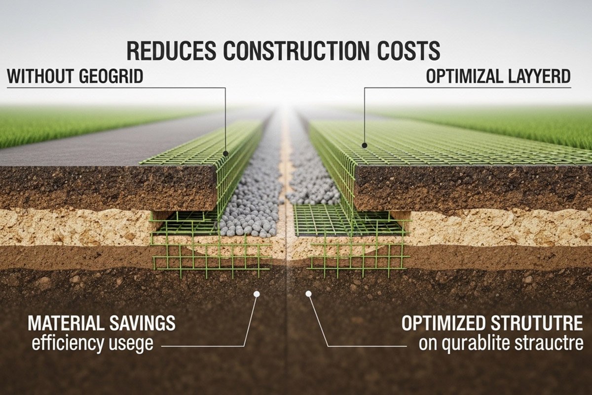 Geogrid Kullanarak Nasıl Tasarruf Edilir?