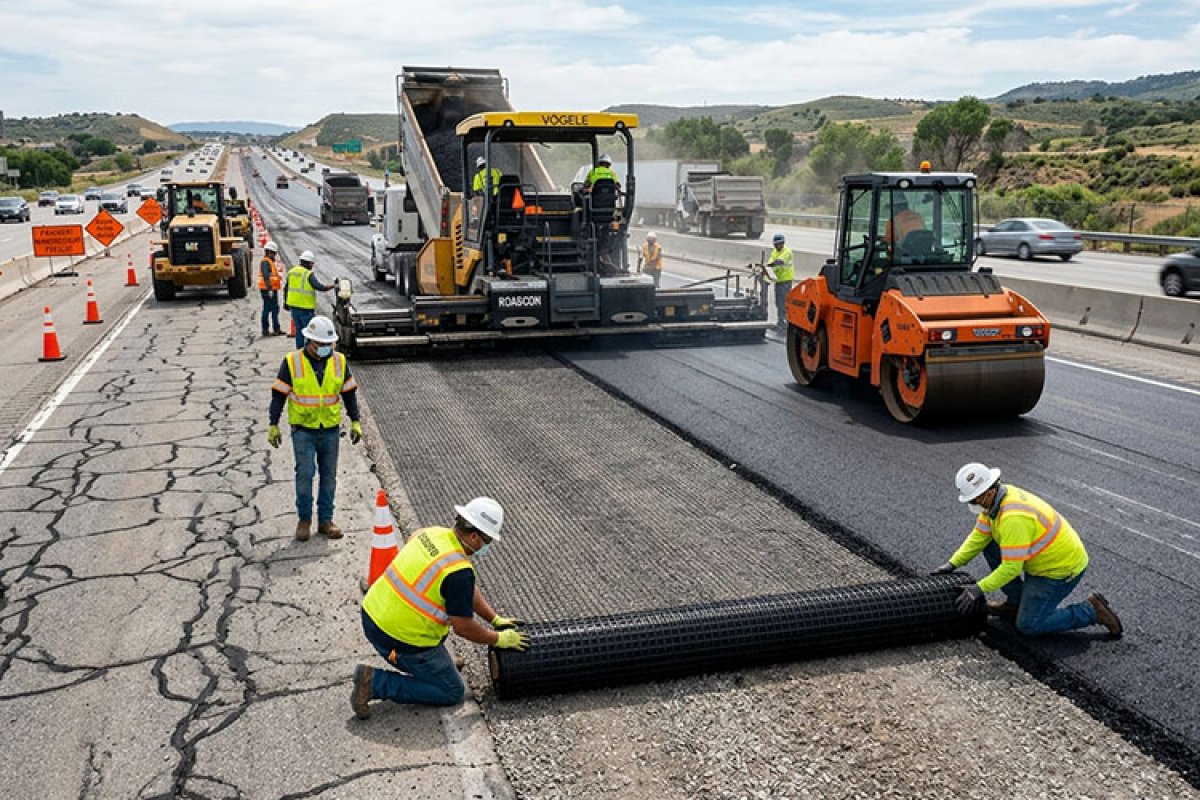 Geogrid ile Yol Çatlakları Nasıl Engellenir?