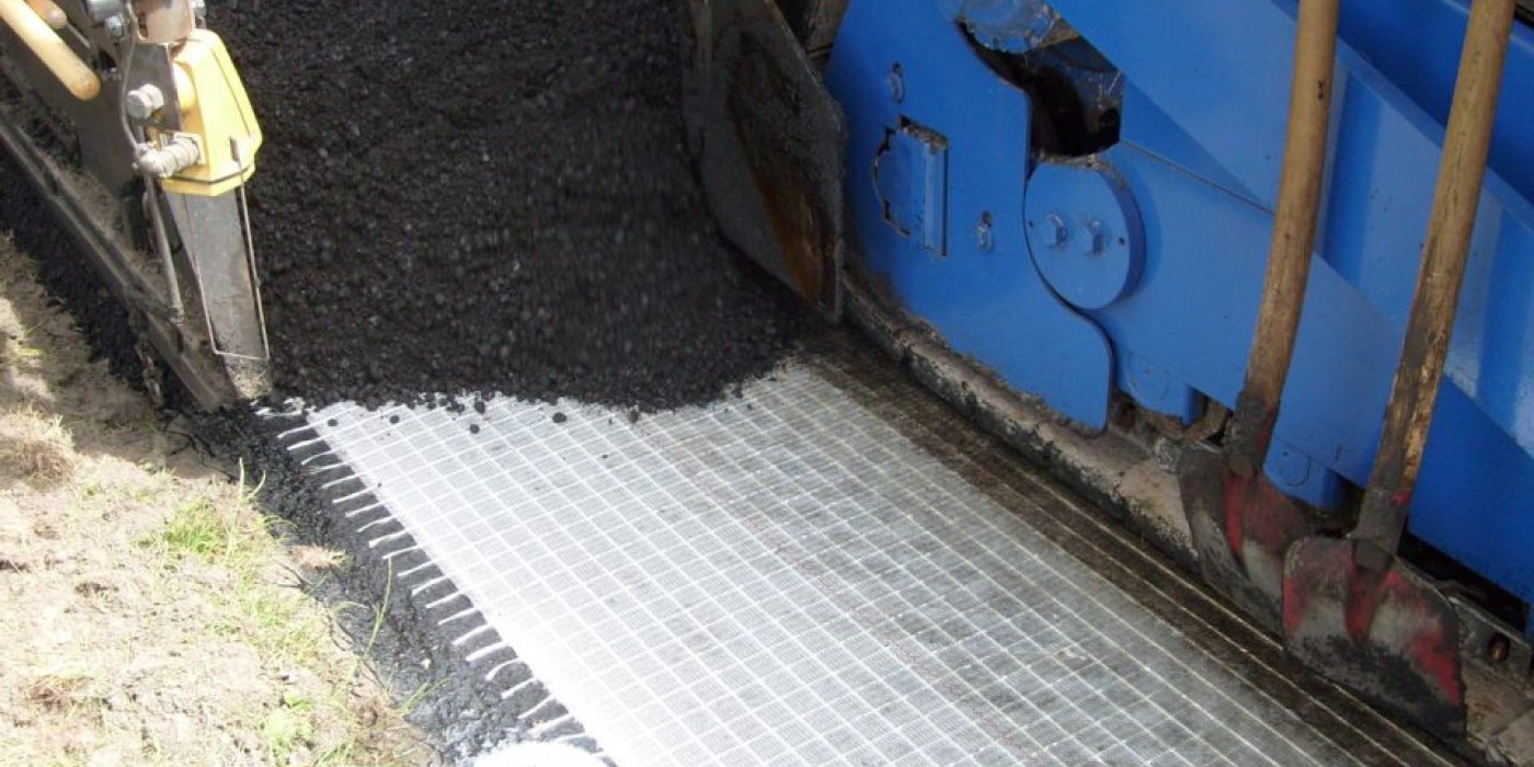 Asfalt Cam Elyaf Geogrid
