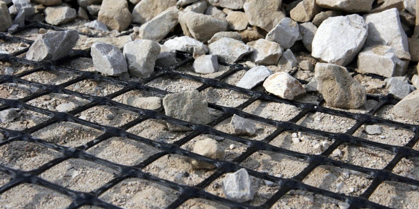 Ekstrude Polipropilen Geogrid