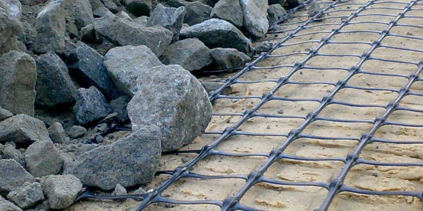 Ekstrude Polipropilen Geogrid